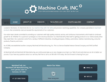 Tablet Screenshot of machinecraft.net